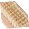 FRCOLOR 3pcs Wooden Handle Dual-sided Natural Bristle Nail Brush for Spa and Manicure Moderate Hardness Bristles for Nail Care and Cleaning Compact view 3