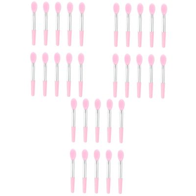Ipetboom 30pcs Silicone Makeup Brush Lip Brush Applicator for Women Cosmetics Eyeshadow Lipstick