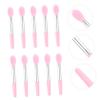 Ipetboom 30pcs Silicone Makeup Brush Lip Brush Applicator for Women Cosmetics Eyeshadow Lipstick view 3