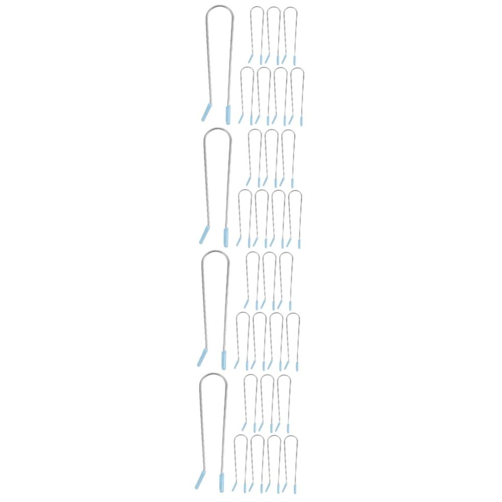 Ipetboom 32pcs Hot Roller Clips Replacement Electric Hot Curlers Securing Pins for Hair