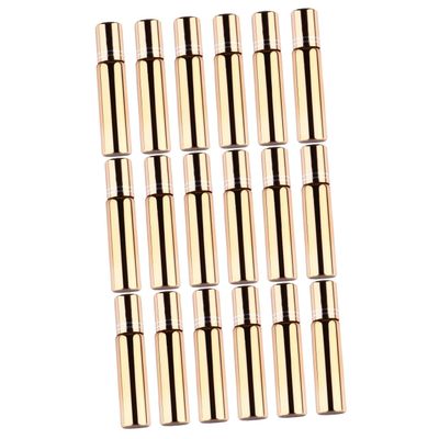 Housoutil 18pcs Roller Bottles Stainless Steel Refillable Travel Perfume Containers for Home and Aromatherapy