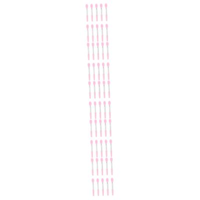 Ipetboom 50pcs Professional Makeup Brush Eye Makeup Brush Kit Silicone Lip Lipstick Applicator Eyeshadow