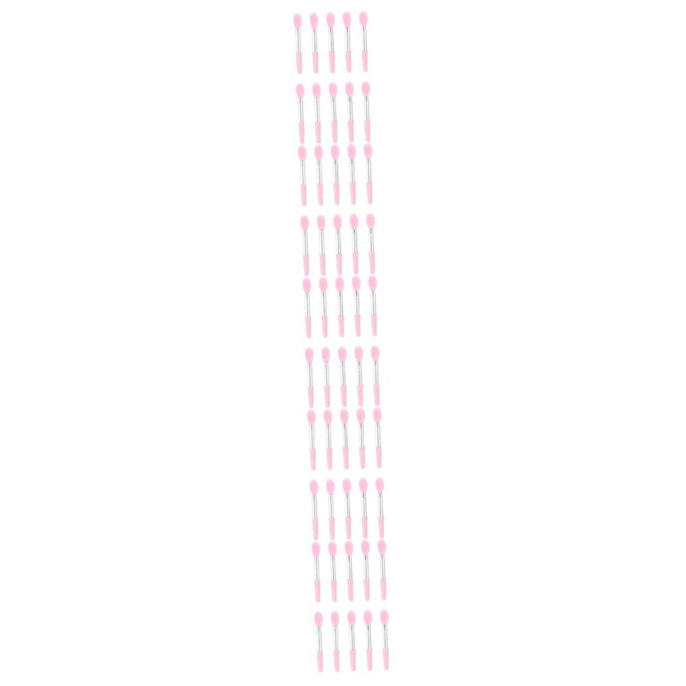 Ipetboom 50pcs Professional Makeup Brush Eye Makeup Brush Kit Silicone Lip Lipstick Applicator Eyeshadow