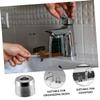 DOITOOL 3 Pcs Base for Men Stand Sleek Aluminum Alloy Safe Practical Anti-slip Design view 3