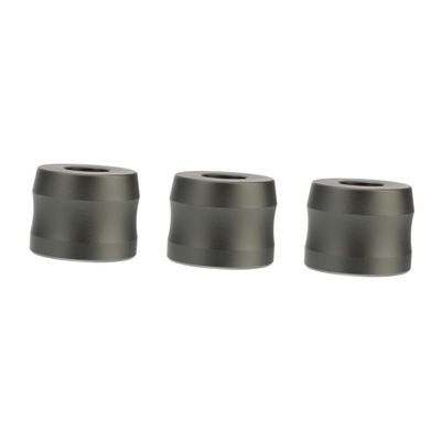 Angoily 3pcs Aluminum Alloy Razor Stand Safety Razor Holder Shaving Rack Non-slip Base