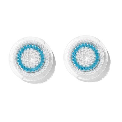 Brush Head Replacements Compatible with Mia 1, Mia 2, Mia Fit, Alpha Fit, Smart Profile Uplift and Alpha Fit Face Cleaning Brush Heads (Blue-2Pack)