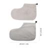 NOLITOY 2pairs Paraffin Wax Therapy Foot Covers Soft Cloth Foot Wraps for Moisturizing Care for Home and Spa Use Fits Gray view 4