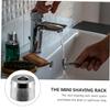 DOITOOL 2pcs Aluminum Alloy Razor Base Stand Barber Shaver Holder Men's Razor Organizer view 3