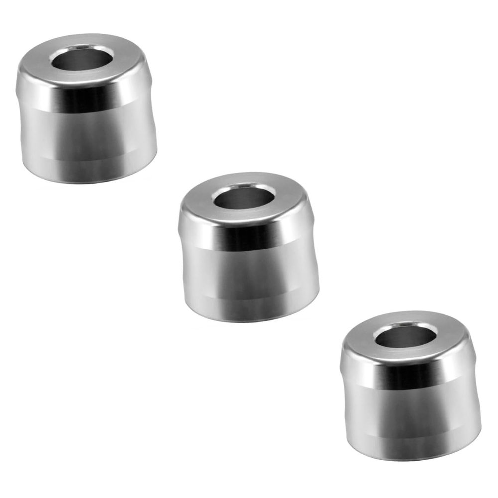 DOITOOL 3pcs Aluminum Alloy Razor Stand Holder for Men Razor Rack Non-slip Base Space-saving Design