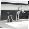 DOITOOL 3pcs Aluminum Alloy Razor Stand Holder for Men Razor Rack Non-slip Base Space-saving Design view 2