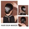 2pcs Flower Hair Bun Maker, Elegant Lazy Hair Curler, Pearl Hair Bun Maker, French Hairstyle Twist Bun Maker, Elegant Hair Accessories for Women Girls view 2