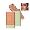 Aaiffey Cream Contour Stick,Bronzer Contouring Stick Facial Cream Highlight Contour Shaping Face Bronzer Makeup Blendable,Long Lasting 03-Rich Glow view 1