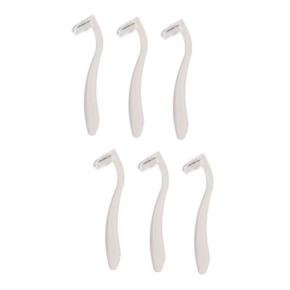 minkissy 6pcs Women Body Hair Trimmer Manual Shaver for Underarms Bikini and Legs Lightweight and Portable Hair Remover for Travel Use
