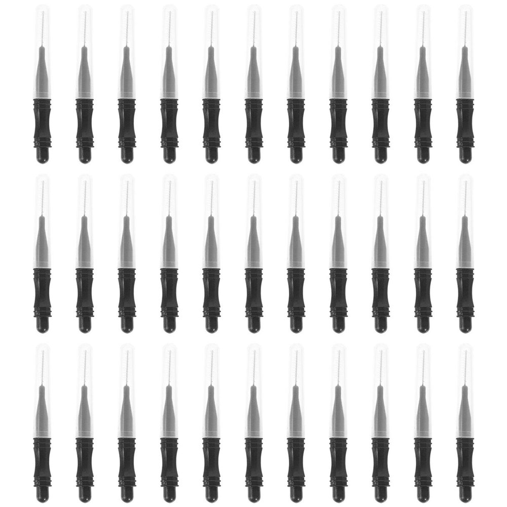 Beaupretty 50pcs Eyebrow Brush Cap for Eyebrow Lamination Small Mascara Wands for Natural Lash Styling for Home Use and Professional Salons