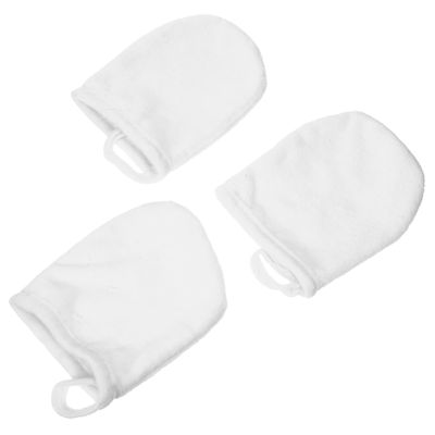 Angoily 9pcs Thickened Makeup Removal Gloves Soft Facial Cleaning Pads for Makeup Removal Washable and Reusable for Daily