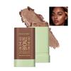 Aaiffey Cream Contour Stick,Bronzer Contouring Stick Facial Cream Highlight Contour Shaping Face Bronzer Makeup Blendable,Long Lasting 04-Beach Glow view 1