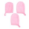 Angoily 6pcs Thickened Facial Cleaning Gloves for Makeup Removal Soft Cosmetic Powder Puff Cleaning Pads Washable and Reusable Makeup Cloth for All Skin Types view 3