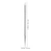 Balacoo 2 pcs Metal Silver Cuticle Pusher Nail Polish Remover:Stainless Steel Manicure Pedicure Cleaner Tool For Fingernail and Toenail, 12.10X0.60X0.50CM view 4