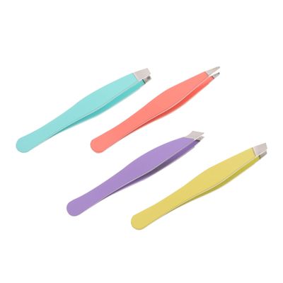 Angoily Safe Durable Eyebrow Clamp Tweezer Brow Tool Hair Tweezer Set Travel-friendly Grooming