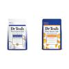 Dr Teal's Pure Epsom Salt Soak, Fragrance Free, 4 lbs & Pure Epsom Salt Soak, Glow & Radiance with Vitamin C & Citrus Essential Oils, 3 lbs view 1