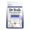 Dr Teal's Pure Epsom Salt Soak, Fragrance Free, 4 lbs & Pure Epsom Salt Soak, Glow & Radiance with Vitamin C & Citrus Essential Oils, 3 lbs view 2