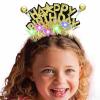 Acenail LED Birthday Crown Headband, Light Up Happy Birthday Headband Plastic and Felt Fabric, Glowing Birthday Hair Accessories for Women Girls view 1