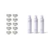 FLAMINGO Women's Razor 5-Blade Refills - Razors for Women - 10ct & Women's Foaming Shaving Gel with Aloe Vera, 6.7oz - 3ct view 1