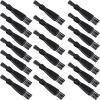 Patelai 20 Pieces Electric Shaver Cleaning Brush Small Clipper Brushes for Cleaning Razor Shaver Cleaner Black Double Sided Nylon Bristles Electric Trimmer Set Keyboard view 1