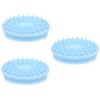 Angoily 3pcs Boys and Girls Shower Accessories Bath Brush for Newborns Body Brushes Cradle Cap Shampoo view 1