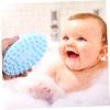 Angoily 3pcs Boys and Girls Shower Accessories Bath Brush for Newborns Body Brushes Cradle Cap Shampoo view 3