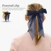 balacoo 2pcs Elegant Hair Bow Clips for Women Spring Clips Mustard Stylish Ponytail Accessories for Teens Versatile Hair Barrettes view 4