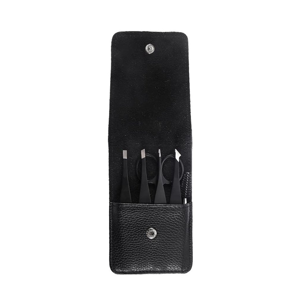 6 Pcs/Set Full Size Eyebrow Tweezers Women for Eyebrow/Hair Removal Professional Eyebrow Tweezers Kit Precision Tweezers Set (Color : A) (B)