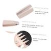 Angoily 4pcs Stainless Steel Eyebrow Grooming Tools Set Mini Brow Clips for Precise Hair Removal Ergonomic Design for Comfortable Use Beauty Enthusiasts view 2