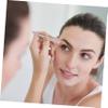 Angoily 4pcs Stainless Steel Eyebrow Grooming Tools Set Mini Brow Clips for Precise Hair Removal Ergonomic Design for Comfortable Use Beauty Enthusiasts view 4