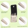 Angoily 4pcs Stainless Steel Eyebrow Tweezers Set Mini Hair Removal Tools for Precise Brow Shaping Durable and Lightweight Eyebrow Clamps for Travel and Grooming view 3