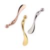 Angoily 3pcs Facial Gua Sha Tool Zinc Spoon Eyes Treatment Massage Tool for Eye Fatigue Relief Skincare Beauty view 3