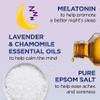 Dr Teal's Pure Epsom Salt Soak, Sleep Blend with Melatonin, Lavender & Chamomile Essential Oils, 3 lbs & Pure Epsom Salt, Soothe & Comfort with Oat Milk & Argan Oil, 3lbs view 3