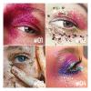 KYDA Body Glitter Stick, Chunky Glitter Gel for Face Body Hair, Sparkling Holographic Mermaid Sequins Paint, Waterproof Multiuse Makeup Glitter Gel, Purple view 3