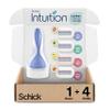 INTUITION Schick Razors for Women Variety Pack with 1 Razor Handle & 4 Intuition Razor Blades Refill | Shaving Kit Women & Schick Intuition Refill view 2