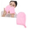 Angoily 3sets Soft Facial Cleaning Mitts Reusable Makeup Removal Pads Makeup Powder Puff Thickened Cleaning Cloths 3pcs*3 view 4