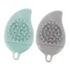 Angoily 6pcs Silicone Facial Cleaning and Scalp Massage Brush for Boy Girl Gentle Bathing and Exfoliating Tool for Soft Skin and Hair Grey Grey view 1