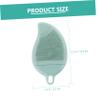 Angoily 6pcs Silicone Facial Cleaning and Scalp Massage Brush for Boy Girl Gentle Bathing and Exfoliating Tool for Soft Skin and Hair Grey Grey view 4