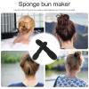 Beatifufu 6pcs Sponge Hair Styling Tool Bun Maker for Elegant Hairstyles Includes Large Small for Dance and Everyday Looks No Hair Damage Easy to Use view 2