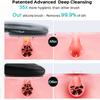 COSLUS Facial Cleansing Brush Face Scrubber: Portable Silicone Waterproof Rechargeable Face Wash Brush, 5 Cleansing Modes, Electric Deep Cleaning for Men & Women, Removing Blackhead, Exfoliating view 2