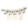 balacoo Bridal Hair Accessory Elegant Rhinestone Side Comb for Women Decorative Hairpin for Weddings for Updos Versatile Headpiece for Brides and Girls Design view 1