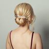 balacoo Bridal Hair Accessory Elegant Rhinestone Side Comb for Women Decorative Hairpin for Weddings for Updos Versatile Headpiece for Brides and Girls Design view 2