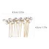 balacoo Bridal Hair Accessory Elegant Rhinestone Side Comb for Women Decorative Hairpin for Weddings for Updos Versatile Headpiece for Brides and Girls Design view 4