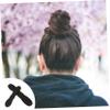 Angoily 6pcs Sponge Bun Maker Hair Styling Tools Large Small for Neat Ballerina Buns No Damage to Hair for Dance and Special Occasions view 4