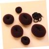 Angoily 2pcs Hair Donut Bun Maker Set Donut Hair Styling Tools U-shaped Clips for Elegant Updo Styles for Ballet and Dance Events view 3