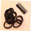 Angoily 2pcs Hair Donut Bun Maker Set Donut Hair Styling Tools U-shaped Clips for Elegant Updo Styles for Ballet and Dance Events view 4